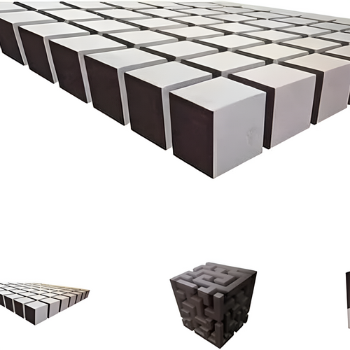 3D Optical Illusion Corner Wall Sticker – Modern Geometric Cube Peel & Stick Wall Art