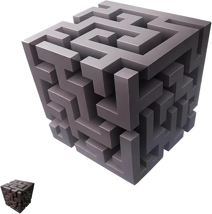 3D Optical Illusion Corner Wall Sticker – Modern Geometric Cube Peel & Stick Wall Art