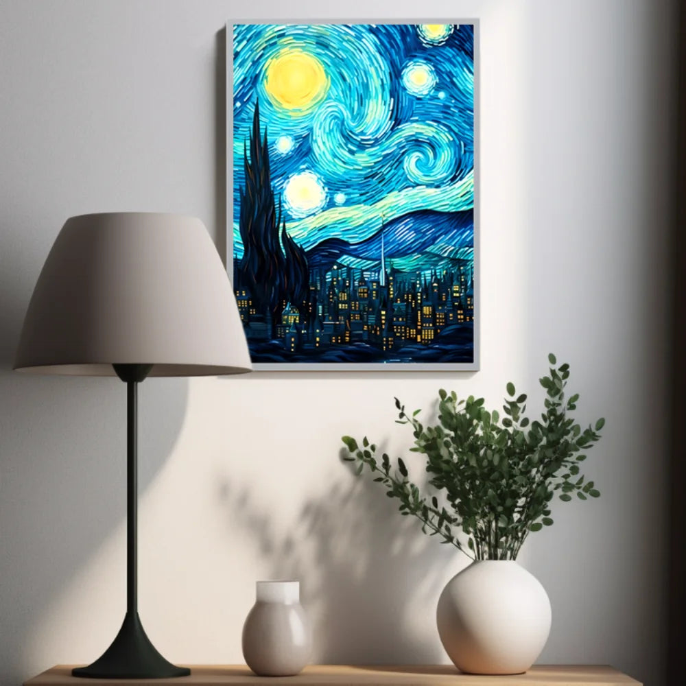 Van Gogh Starry Night Night Light 