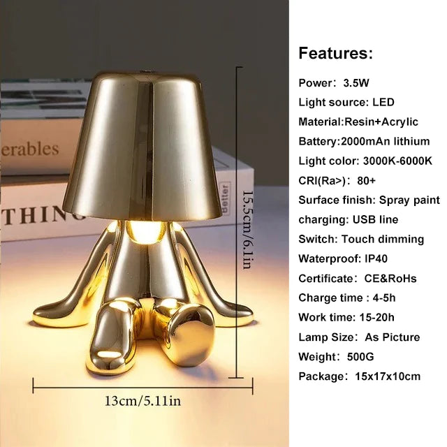 Mr. Series Rechargeable LED Table Lamps