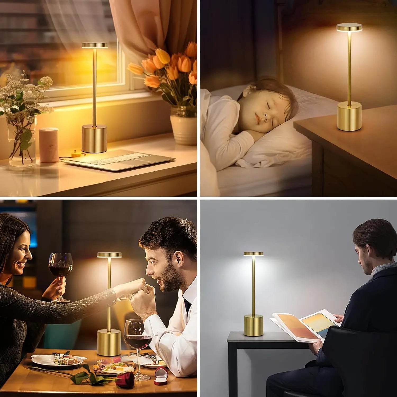 Classic Touch Sensor Rechargeable LED Table Lamp