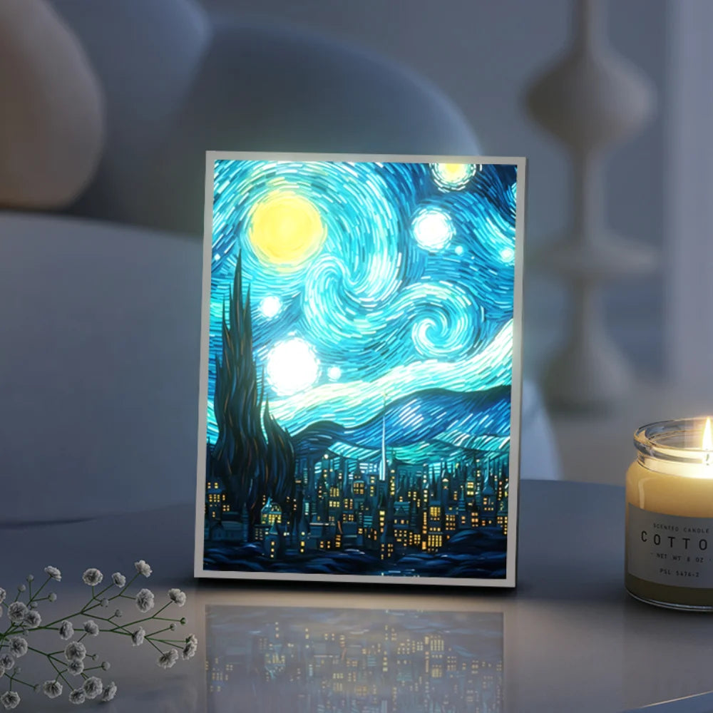 Van Gogh Starry Night Night Light 