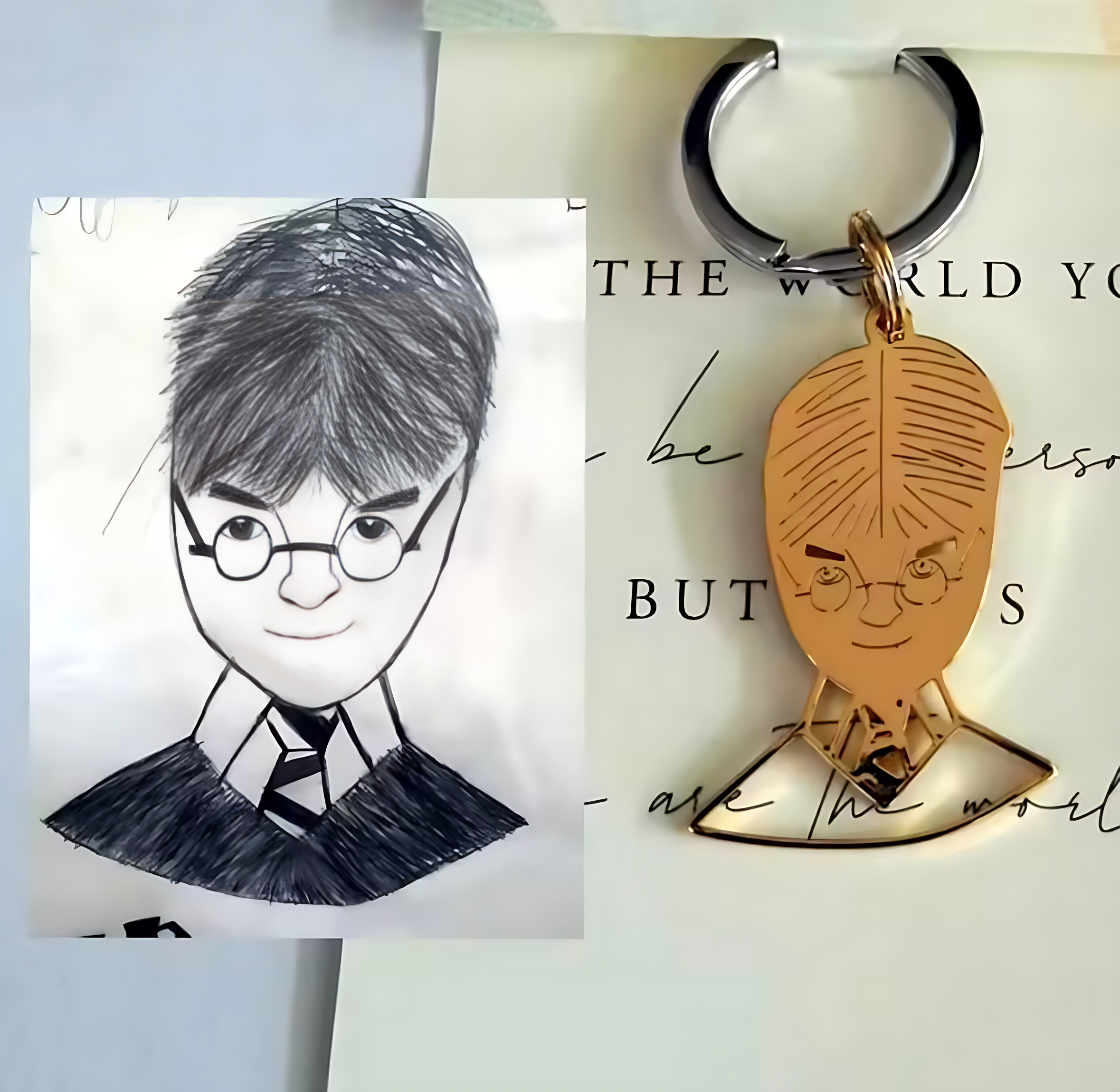 Customized Drawing Keychain